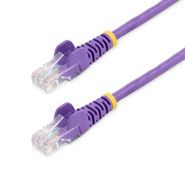 7m Purple Cat5e / Cat 5 Snagless Ethernet Patch Cable 7 m - Patch-kabel - RJ-45 (hane) till RJ-45 (hane) - 7 m - UTP - CAT 5e - hakfri - lila