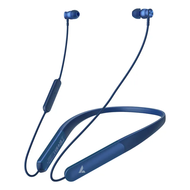 TruSound Pro Neckband Earbuds - Blue