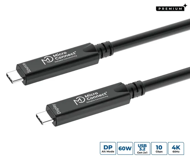Premium - USB-kabel - 24 pin USB-C (h