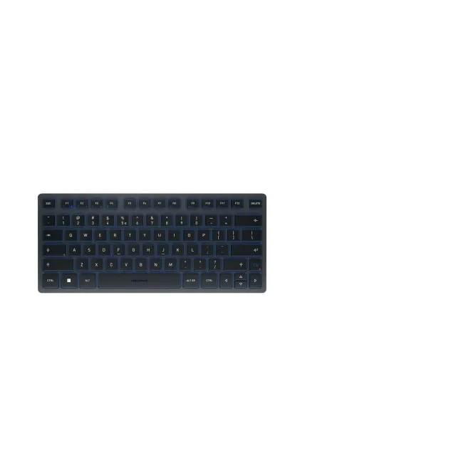 KW 7100 MINI BT - Tangentbord - Europeiska - Blå