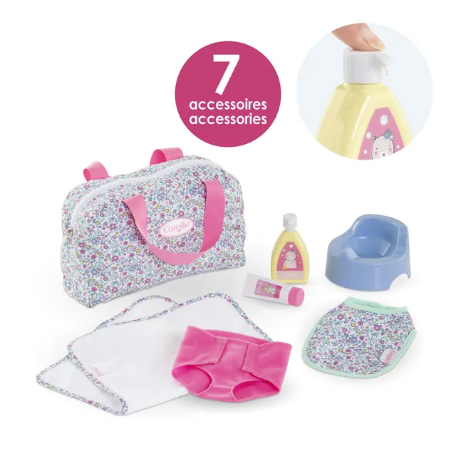 - Diaper Accessories Flowers Set for Baby Doll 36cm