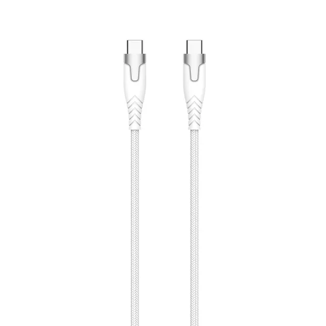 Kevlar Pro USB-C -kaapeli, 60 W, 1,5 m, valkoinen