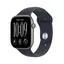 Watch Series 12 GPS + Cellular 42 mm rymdgrå aluminium, marinblå Sportband - S/M