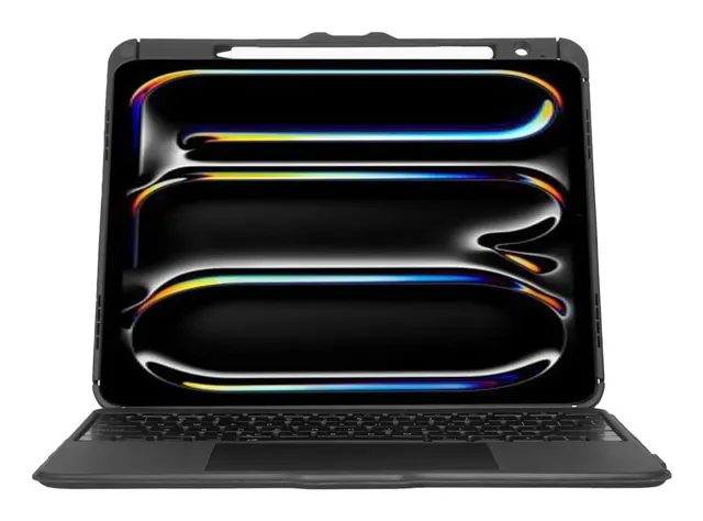Versavu - keyboard and folio case - Tastatur & Folio set - Nordisk - Svart *DEMO*