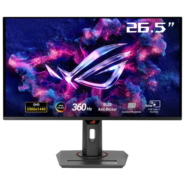 ROG Strix XG27ACDNG / 27" / OLED / 2560 x 1440 / 360 Hz / 0.03ms / 2xHDMI,DP,USB-C / FreeSync