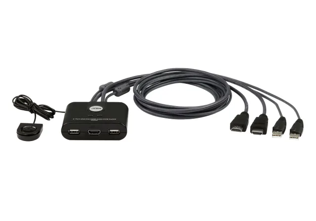 CS22HF 2-Port USB FHD HDMI Cable KVM Switch
