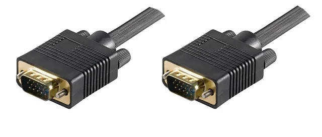 Full-HD VGA Monitor Cable - 7m - Black