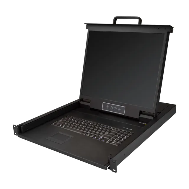 Rackmonterad KVM-konsol - 1-ports VGA KVM