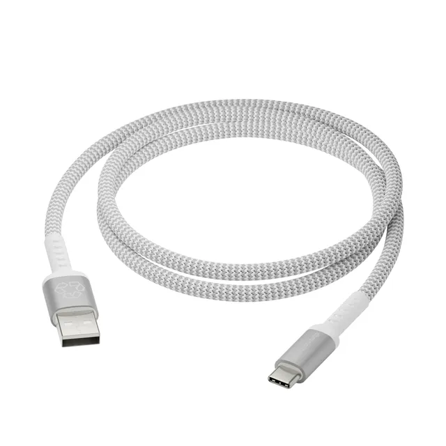 re-charge - USB-kabel - USB (hane) till USB-C (hane) - 1.2 m - strömöverföring upp till 36 W, flätad