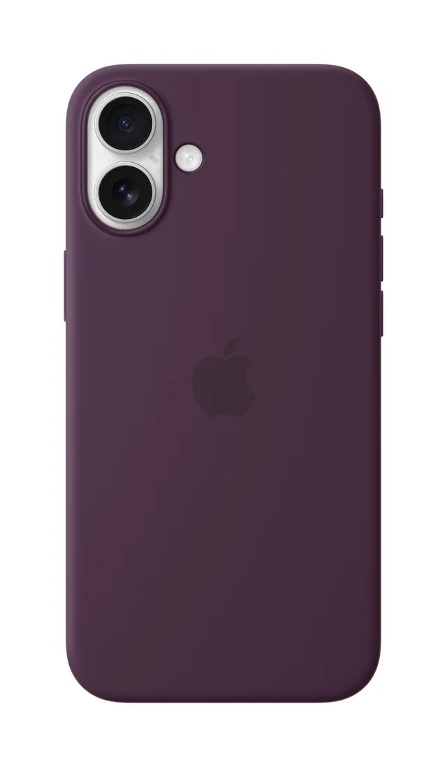 iPhone 16 Plus Silicone Case / MagSafe - Plum