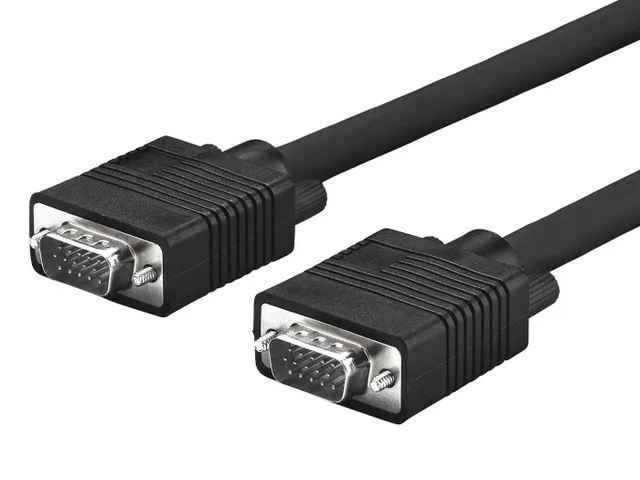 - VGA-kabel - HD-15 (VGA) (hane) till