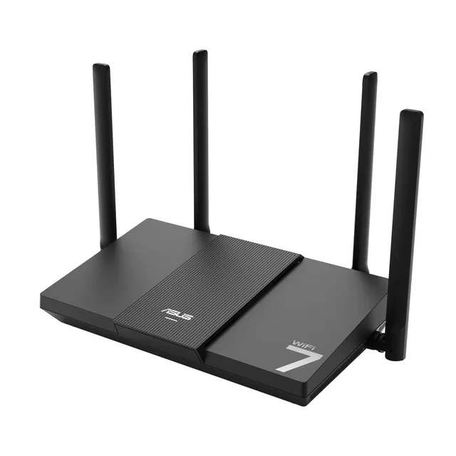 RT-BE50 - Wi-Fi 7 - Dual-band - 4-Antenna - 3-Port switch - Wireless router 802.11a/b/g/n/ac/ax/be (Wi-Fi 7) - Wireless router 802.11a/b/g/n/ac/ax/be (Wi-Fi 7)
