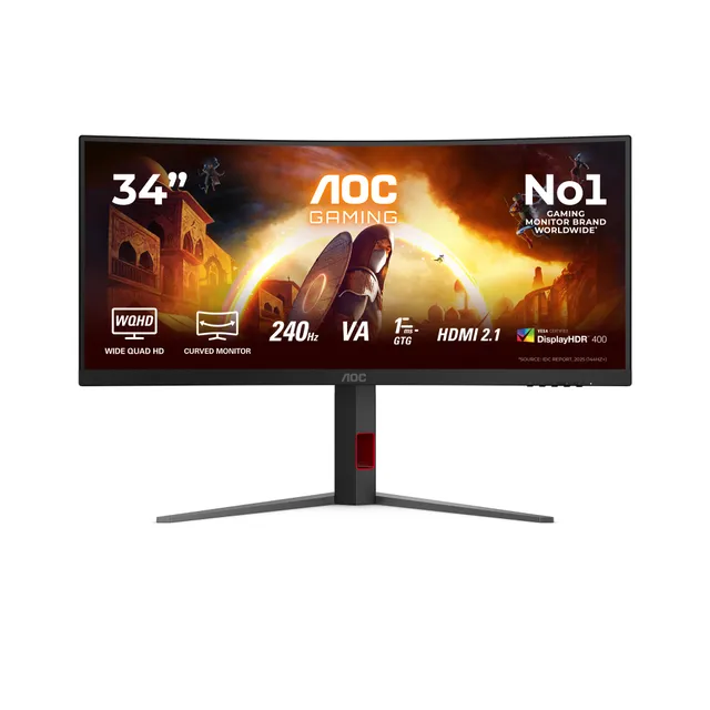 CU34G4Z / 34" / VA / 3440 x 1440 / 240 Hz / 0.3ms / 2xHDMI,DP