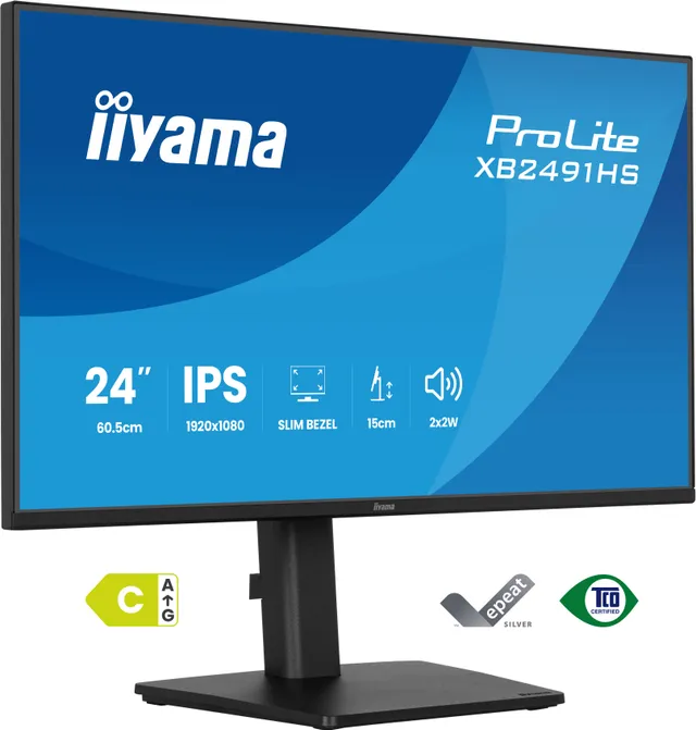 24" iiyama ProLite XB2491HS-B1 - LED monitor - Full HD (1080p) - 24"