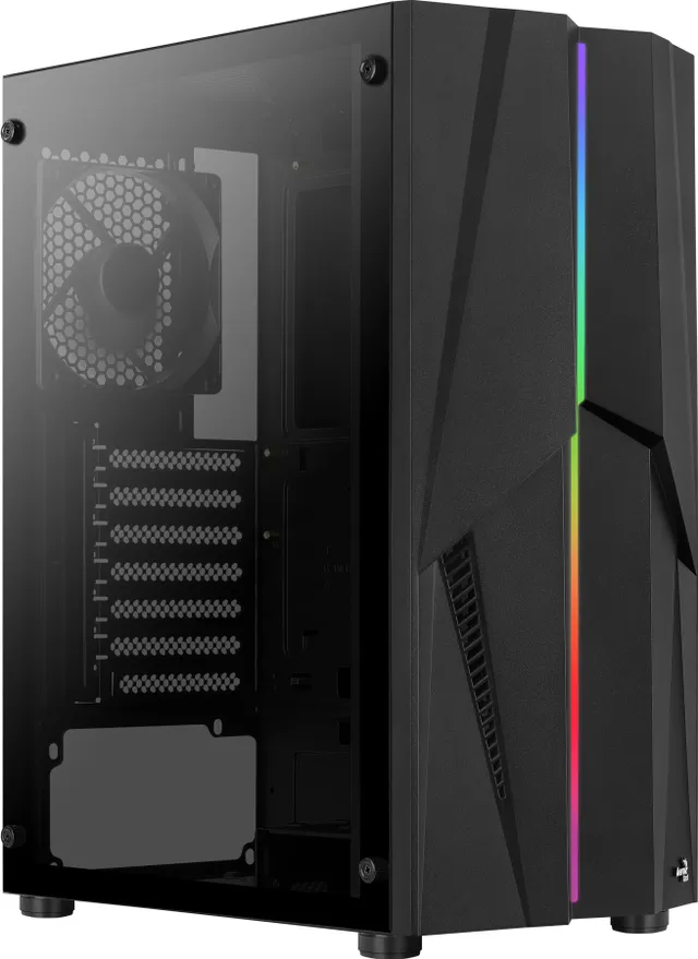 Mecha - MT - ATX - Chassi - Tower - Svart