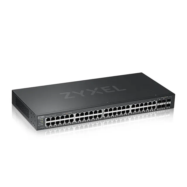 GS2220-50, 44-Port Gigabit, 4x1GbE RJ45/SFP, 2x1GbE SFP, Standalone/Nebula