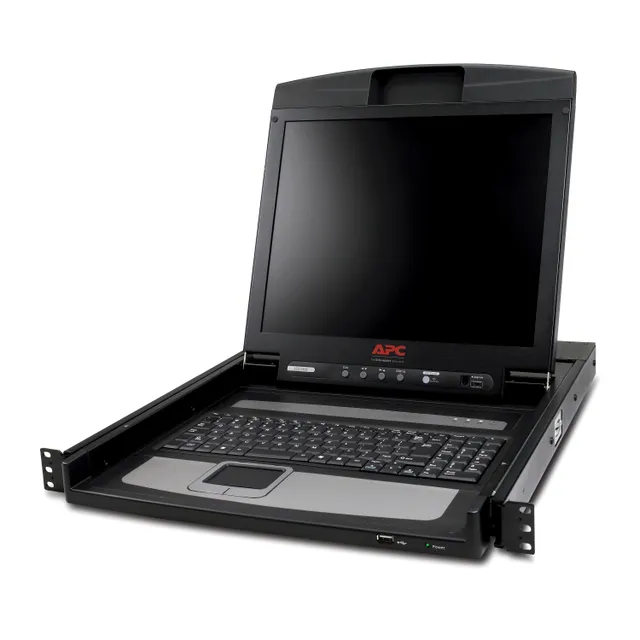 LCD Console - KVM-konsol - 17 - kan monteras i rack - 1280 x 1024 @ 75 Hz - svart - 1U - för P/N: SMTL2K2RM2UCLNC, SMTL3KRM2UCLNC, SRT5KRMXLT-A, SRT6KRMXLT-A, SRT8KRMXLT-A