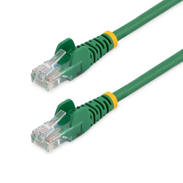 0.5m Green Cat5e / Cat 5 Snagless Ethernet Patch Cable 0.5 m - Patch-kabel - RJ-45 (hane) till RJ-45 (hane) - 50 cm - UTP - CAT 5e - hakfri,