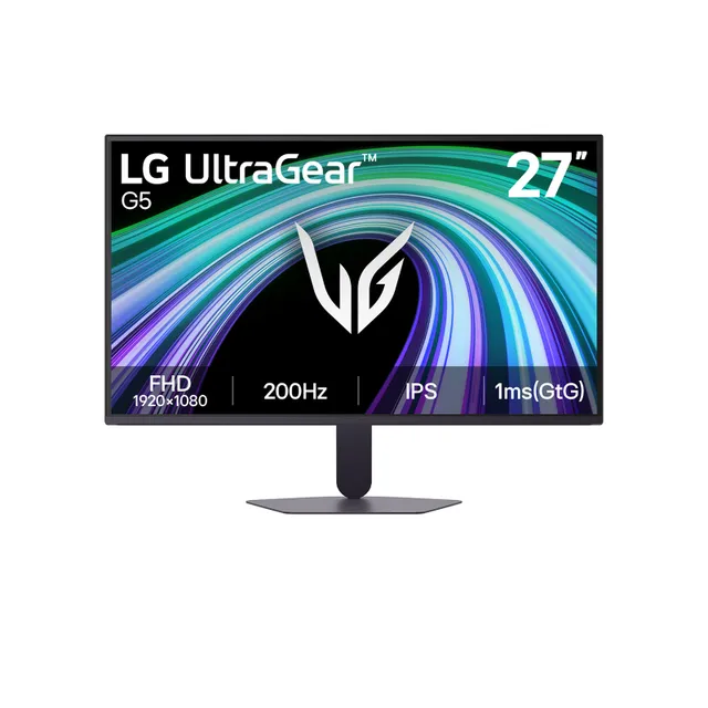 27" LG 27G523B-B UltraGear G5 Gaming Monitor 200Hz FHD 1ms response NVIDIA G-SYNC Black
