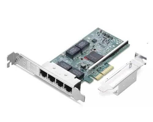 Broadcom BCM5719-4P - Nätverksadapter - PCIe 2.1 x4 låg profil - Gigabit Ethernet x 4 - för ThinkPad L15 Gen 4, ThinkStation P3, P360, P520, P520c, P6