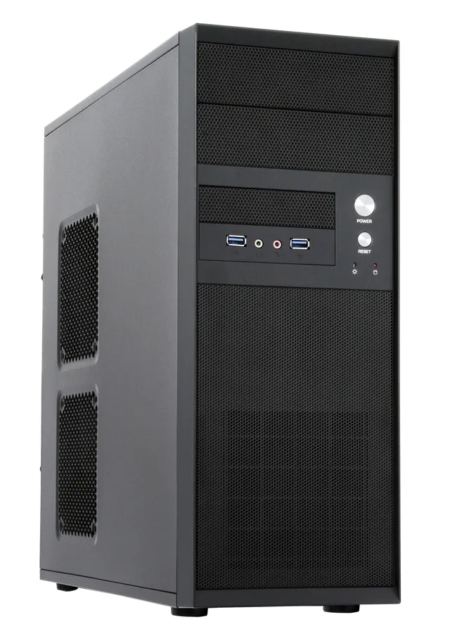 Black with Mesh front panel, 2 x USB 3.0