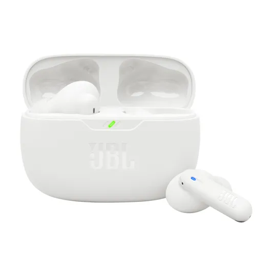 Vibe Beam 2 True Wireless hörlurar, vita