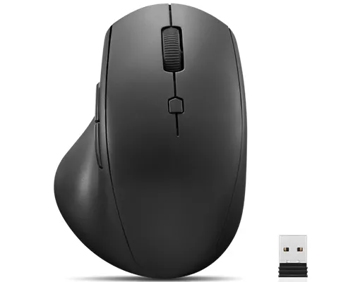 600 Wireless Media - mouse - 2.4 GHz - black - Mouse - Optic - 7 knappar - Svart