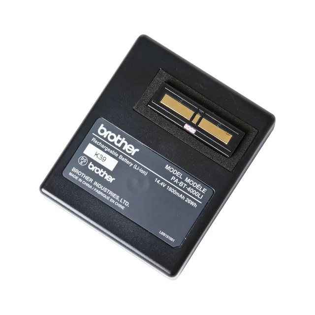 PA-BT-4000LI - Batteri för skrivare - litiumjon - 1800 mAh - för P/N: US#PT-P900W, US#PTP900WC, US#PT-P950NW, US#QL820NWBC, US#RJ-4030, US#TD2130NHC