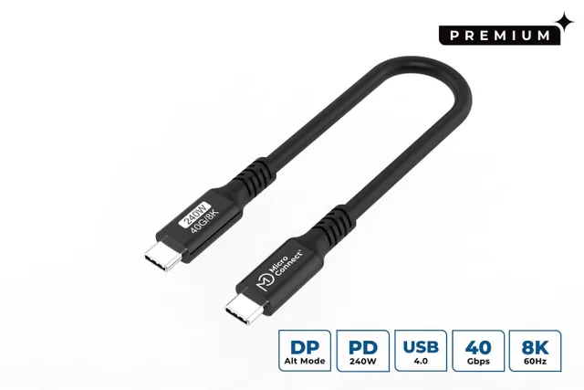 Premium - USB-C cable - USB-C to USB-C - 15 cm