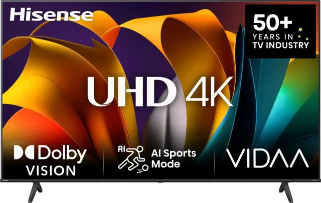 65E6NT - 65 Diagonal klass E6NT Series LED-bakgrundsbelyst LCD-TV - Smart TV - VIDAA - 4K UHD (2160p) 3840 x 2160 - HDR - Direct LED - svart