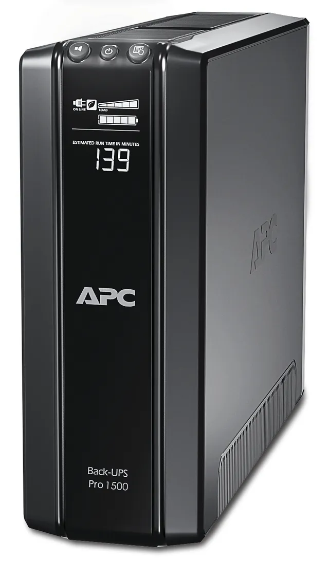 APC Back-UPS Pro 1500 - UPS - AC 230 V - 865 Watt - 1500 VA - RS-232, USB - utgångskontakter: 10 - svart