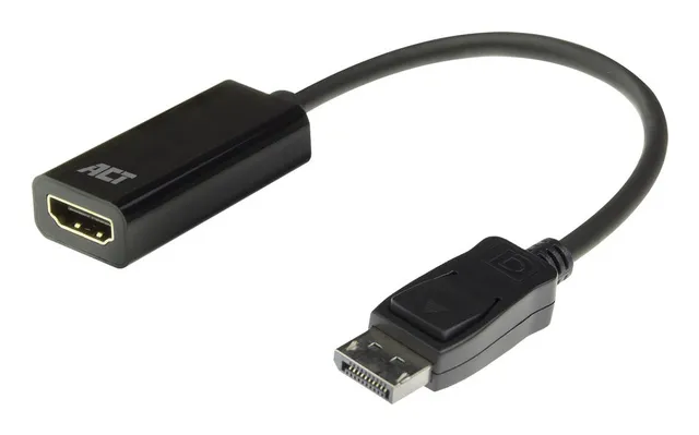 AC7555 videokabeladapter 0,15 m DisplayPort till HDMI Typ A (Standard) svart (AC7555)