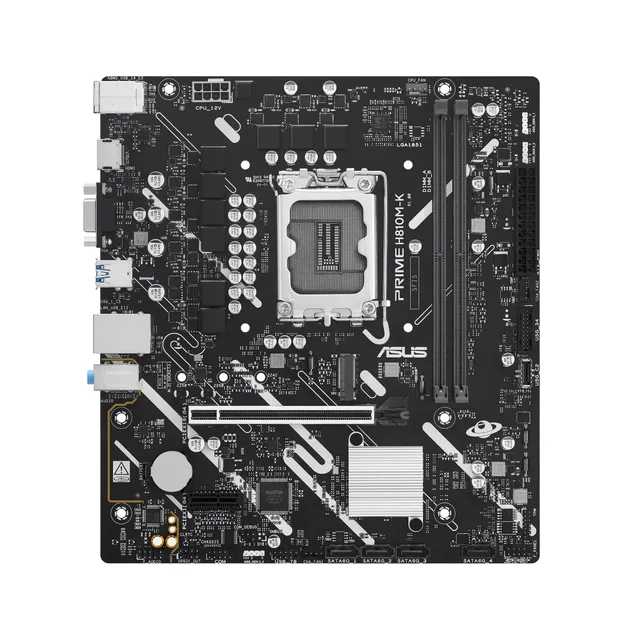PRIME H810M-K Moderkort - Intel H810 - Intel LGA1851 - DDR5 RAM - Micro-ATX