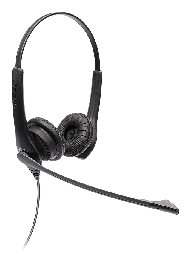 BIZ 1100 USB Duo - Headset - på örat - kabelansluten - USB - svart - universitet - Certifierad för Microsoft-teams, Zoomcertifierad