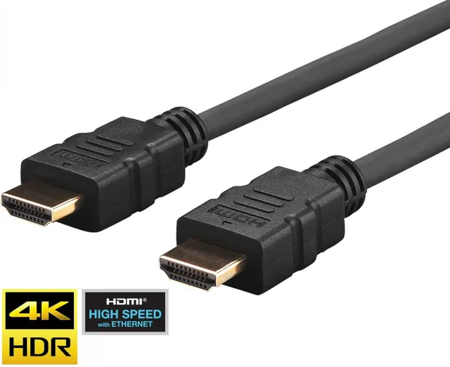 Pro - HDMI-kabel med Ethernet - HDMI hane