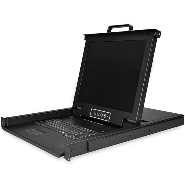 Rackmount KVM Console - 8 Ports with 17" LCD Monitor - KVM console