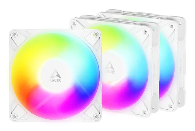 P12 Pro Reverse A-RGB 120mm 3-Pack Vit