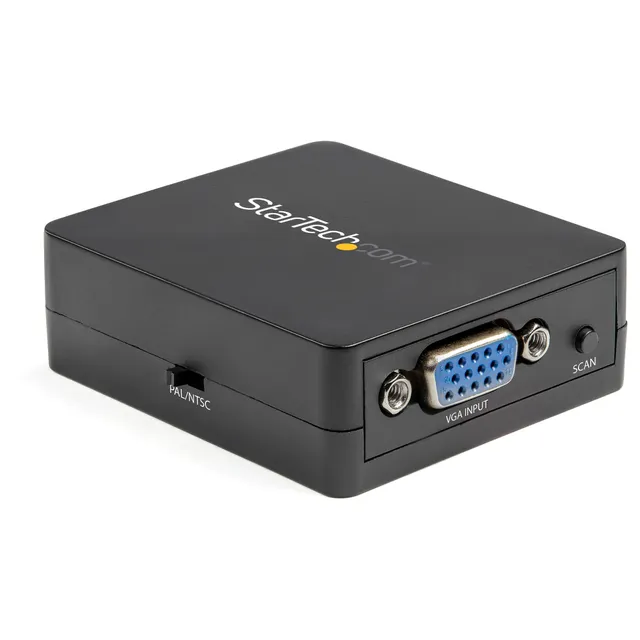 StarTech.com VGA till RCA och S-Video-konverterare - USB Power - Videokort - VGA/S-video/kompositvideo - HD-15 (VGA) hona till 4-stifts mini-DIN, RCA