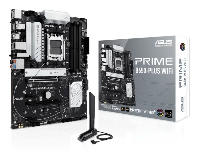 PRIME B650-PLUS WIFI Moderkort - AMD B650 - AMD AM5 - DDR5 RAM - ATX