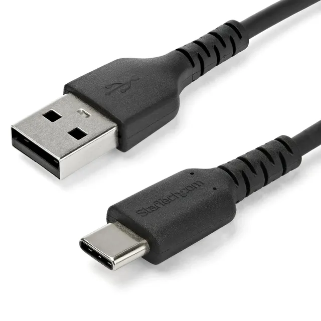 2 m USB 2.0 till USB-C-kabel -  svart