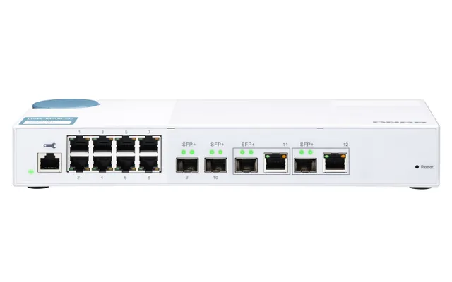 QSW-M408-2C Entry-level 10GbE Layer 2 Web Managed Switch for SMB Network Deployment