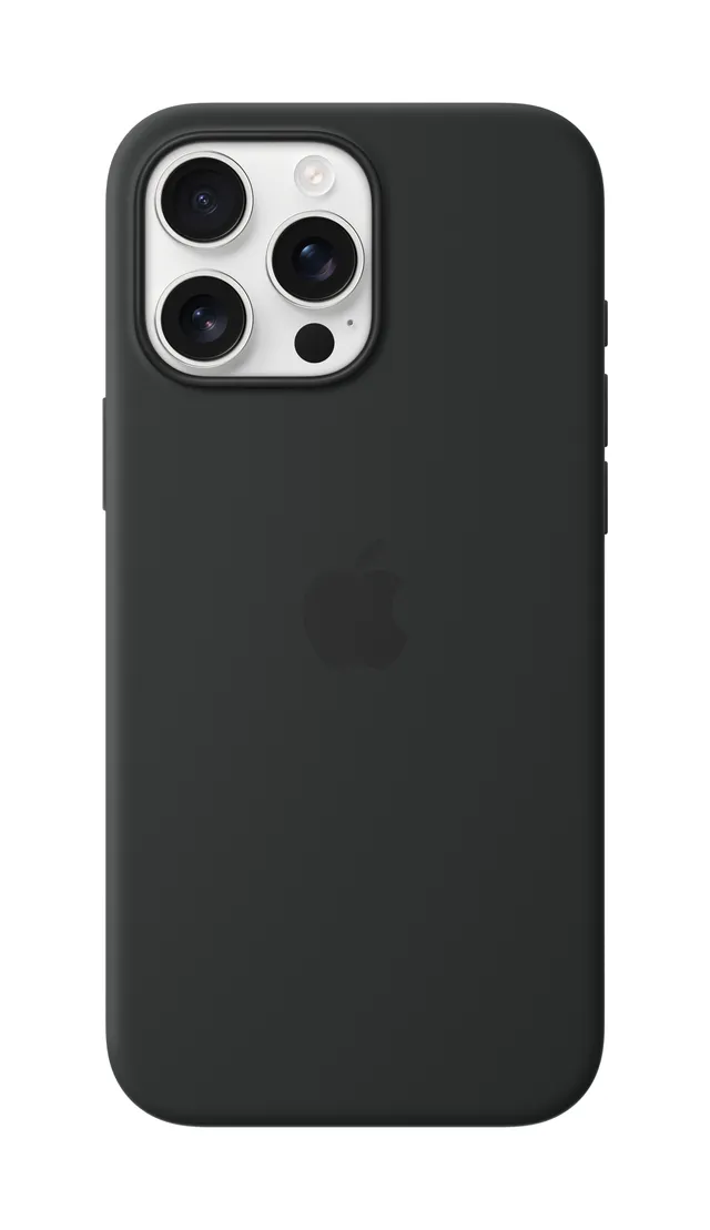 Apple iPhone 16 Pro Max Silicone Case with MagSafe - Black