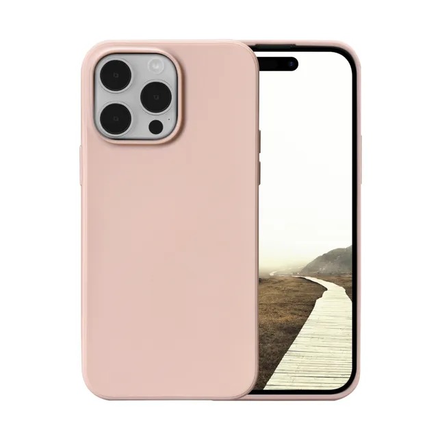 dbramante1928 Greenland - Baksidesskydd för mobiltelefon - plast - rosa sand - för Apple iPhone 15 Pro Max