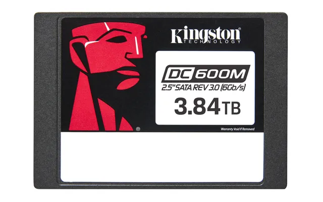 Kingston DC600M - SSD - 3.84 TB - inbyggd - 2.5" - SATA 6Gb/s