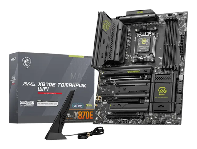 MAG X870E TOMAHAWK WIFI Moderkort - AMD X870E - AMD AM5 - DDR5 RAM - ATX