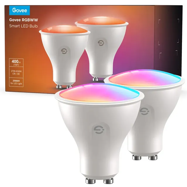 GU10 Wifi&BLE RGBWW Bulb 400lm (2pack)