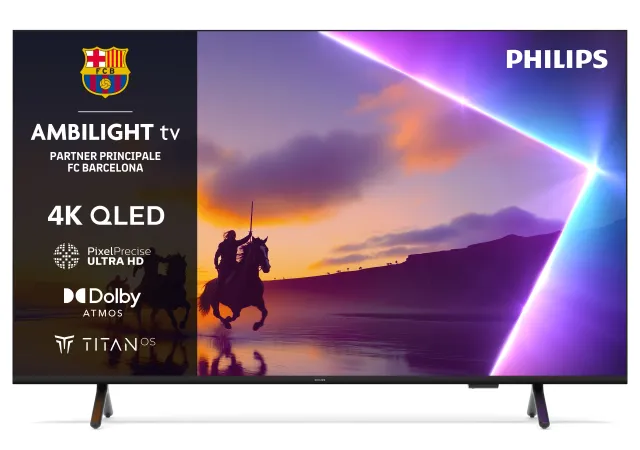 65PUS8510 - 65 Diagonal klass LED-bakgrundsbelyst LCD-TV - QLED - Smart TV - TITAN OS - 4K UHD (2160p) 3840 x 2160 - HDR - mattsvart