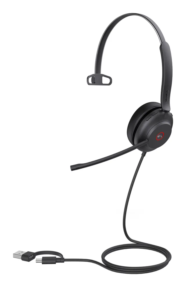 UH37 Mono - Headset - på örat - kabelanslu