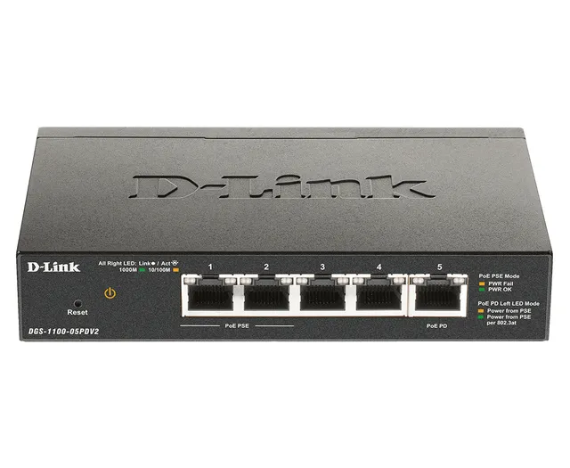 DGS 1100-05PDV2 - Switch - smart - 5 x 10/1