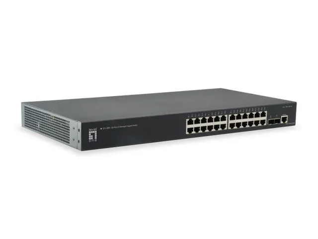 GTL-2661 KILBY 26-Port L2 Managed Gigabit Switch 24 Gigabit RJ45 Ports 2 x 10G SFP+ Uplinks